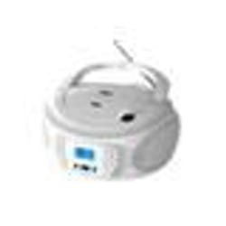 Lecteur - Radio CD - USB FM 87.5-108Mhz Lecteur CD/CD-R/CD-RW Lecteur USB  RMS 2*2W BLANC