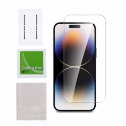 Protection écran - WE - APPLE IPHONE 15 PLUS - anti-rayures - anti-bulles - dureté 9H