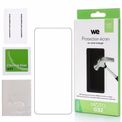 Protection écran - WE - MOTOROLA MOTO G32 - Anti-rayures - Anti-bulles dair - Ultra-résistant