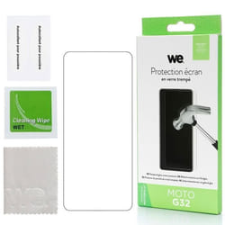 Protection écran - WE - MOTOROLA MOTO G32 - Anti-rayures - Anti-bulles dair - Ultra-résistant