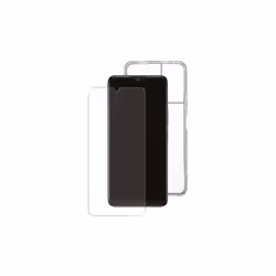 Pack de protection - WE - TCL 40SE - Verre trempé 9H - Coque TPU transparente - Résistant aux chocs