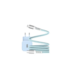 WE Chargeur USB-C 20W + Câble Bleu