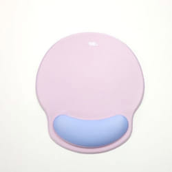 Tapis de Souris - WE - Pop - Bi-Color Violet - Tissu - Repose Poignet Inclus