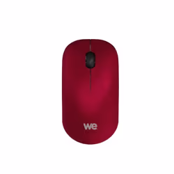 Souris sans fil optique - WE - Rouge - 1200 DPI - Connexion 2.4 GHz - Pile AA incluse