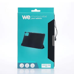 Housse WE Lenovo Tab M11 11''Noir folio aimenté