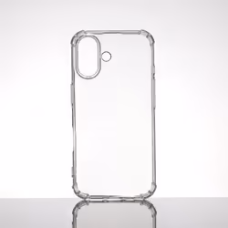 Coque de protection - WE - iPhone 16 - TPU - Transparent - Anti-chocs - Ultra résistant