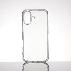 Coque de protection - WE - iPhone 16 - TPU - Transparent - Anti-chocs - Ultra résistant