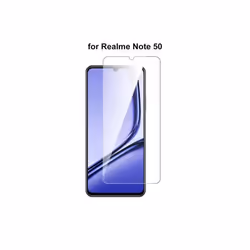 Verre trempé - WE PACK - REALME NOTE 50 - Dureté 9H - Coque souple - Transparent