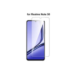 Verre trempé - WE PACK - REALME NOTE 50 - Dureté 9H - Coque souple - Transparent