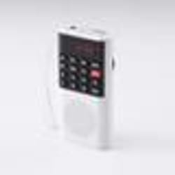 Radio portable - WE - Modèle rechargeable FM - Lecteur micro SD - 3W RMS - Couleur Blanc