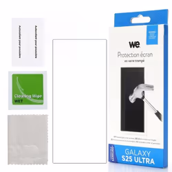 Protection décran - WE - SAMSUNG S25 ULTRA - Verre trempé 9H - 0.3 mm - Résistant aux impacts