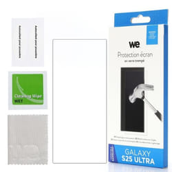 Protection décran - WE - SAMSUNG S25 ULTRA - Verre trempé 9H - 0.3 mm - Résistant aux impacts