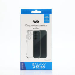 Coque de protection Transparent : 4 coins renforcés - anti-chocs - ultra-résistant - semi-rigide - compatible pour GALAXY A36 5G