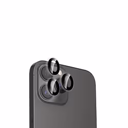 WE Lentilles de protection pour objectifs dappareil photo iPhone 15 PRO/15 PRO MAX transparent/noir (3 lentilles incluses)