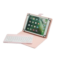 Etui tablette avec clavier - WEPOP - Universel 9-11 - Bluetooth 5.0 - Rose - Azerty