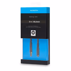 D2 Diffusion D2JKMF500, 3,5mm, Mâle, 3,5mm, Femelle, 5 m, Noir