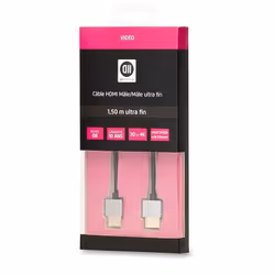 D2 Diffusion D2HDMI150UF, 1,5 m, HDMI Type A (Standard), HDMI Type A (Standard), Compatibilité 3D, Canal de retour audio (ARC ...
