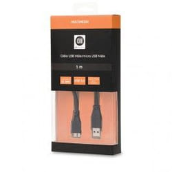 D2 Diffusion D2MICROUSB3100 câble USB 1 m USB 3.2 Gen 1 (3.1 Gen 1) USB A Micro-USB B Noir