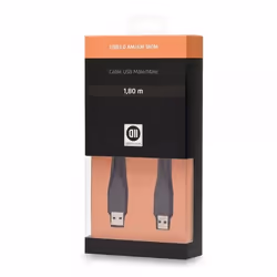 D2 Diffusion D2USB180, 1,8 m, USB A, USB A, USB 2.0, 480 Mbit/s, Noir