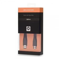 D2 Diffusion D2USB180 câble USB 1,8 m USB 2.0 USB A Noir