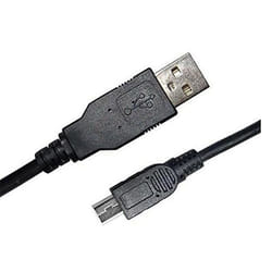 Câble USB 2.0 - D2DIFFUSION - 15 m - Noir - Transfert de données - USB B mâle/B mini USB mâle