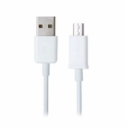 Câble USB - D2DIFFUSION - Micro USB 2.0 - 1 m - Blanc - Transfert de données