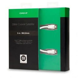 D2 Diffusion D2SAT500 câble coaxial 5 m SAT Blanc