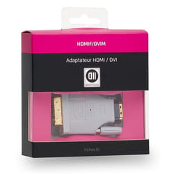 D2 Diffusion D2ADPHDMIFDVIM câble vidéo et adaptateur HDMI Type A (Standard) DVI