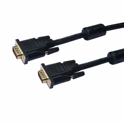 Lineaire XPCHD166A, 0,5 m, VGA (D-Sub), VGA (D-Sub), Mâle, Mâle, Noir