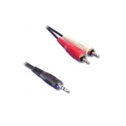Lineaire A200B câble audio 1,2 m 3,5mm 2 x RCA Noir, Rouge, Blanc