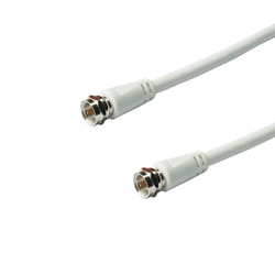Lineaire TVSATD câble coaxial 2 m Blanc