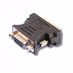 Lineaire AD270 changeur de genre de câble DVI VGA (D-Sub) Noir