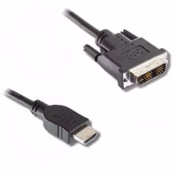 Lineaire VHD30D, 2 m, DVI-D, HDMI Type A (Standard), Mâle, Mâle, Noir