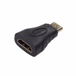 Lineaire ADHD252, HDMI Type A (Standard), HDMI Type C (Mini), Noir