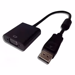 Lineaire ADHD744, 0,1 m, DisplayPort, VGA (D-Sub), Mâle/Femelle, Femelle, Droit