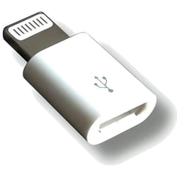 Adaptateur Lightning mâle Iphone / Micro USB femelle