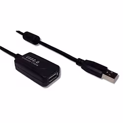 Lineaire PCUSB213G, 5 m, USB A, USB A, USB 2.0, 480 Mbit/s, Noir