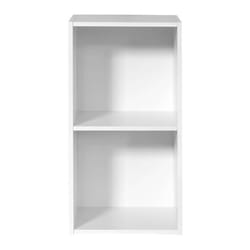 COMPO Meuble de rangement 2 cases Blanc - L295 cm