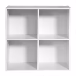 COMPO Meuble de rangement 4 cases Blanc - L615 cm