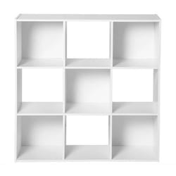 COMPO Meuble de rangement contemporain blanc mat - L 92 cm