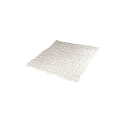 FRANDIS - Fond de douche galet pvc incolore 52x52cm