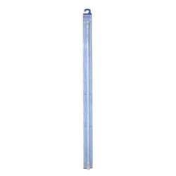 Frandis - barre de douche alu extens 140/260 cm blanc