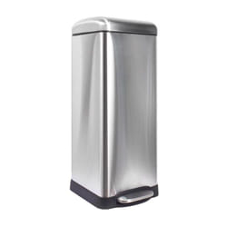 Perel - Poubelle urbaine - 30 l - square --- metal brush