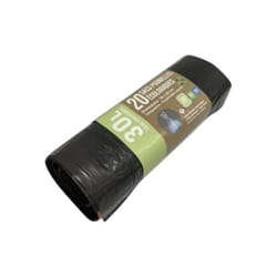 Sacs-poubelle 30 l noir - Sans Marque