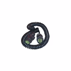 SPOTLIGHT Prolongateur 7 broches mâle/mâle pour prise remorque, rallonge remorque 7 broches - 1 pièce - Plastique - Convient  ...
