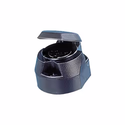 SPOTLIGHT Fiche femelle pour remorques, socle remorque 13 broches - 1 pièce - Plastique - Prise à installer sur le véhicule - ...