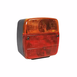 SPOTLIGHT - Feux arrière 3 fonctions (Veilleuse, clignotant, stop) - Ampoules incluses - A fixer - 108 x 103 x 52mm - Entraxe ...