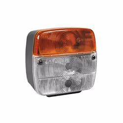 SPOTLIGHT - Feux avant 2 fonctions / Feu de position et clignotant - Ampoules incluses - A fixer - Dimensions : 108 x 103 x 5 ...