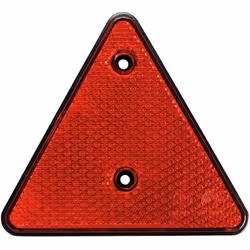Triangle de signalisation - TURBOCAR - Remorque - Hauteur 135mm - Largeur 150mm - Rouge