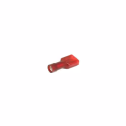 SPOTLIGHT Lot de 10 cosses plate femelle isolée pour voiture - Lot de 10 cosses rouge, connecteur femelle isolée - Diamètre : ...